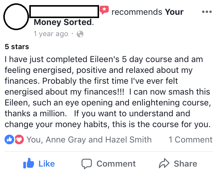 your money sorted review
