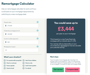 remortgage calculator 